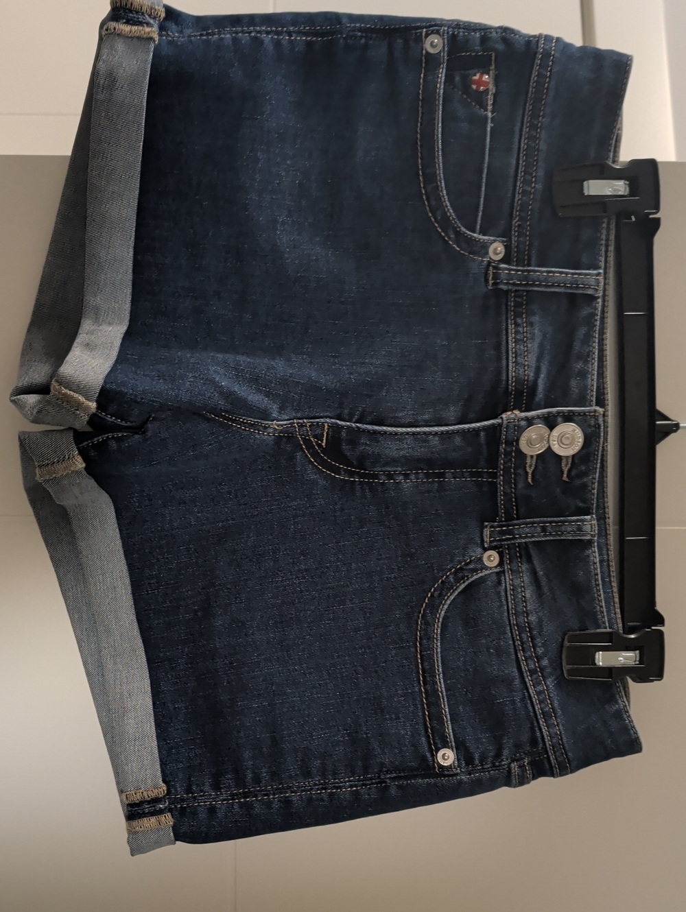 Hudson Jeans Dark Blue Denim Women's Jean Shorts
